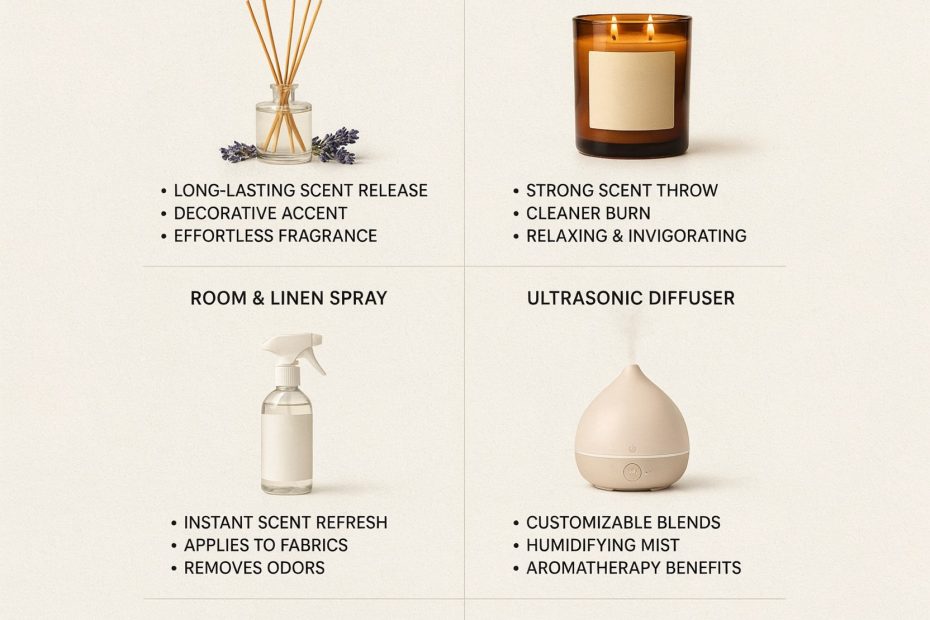 Spa Scented Candles and Diffusers | 6 Essentials for a Luxurious Room Aroma | Aromatic Home Decor Ideas