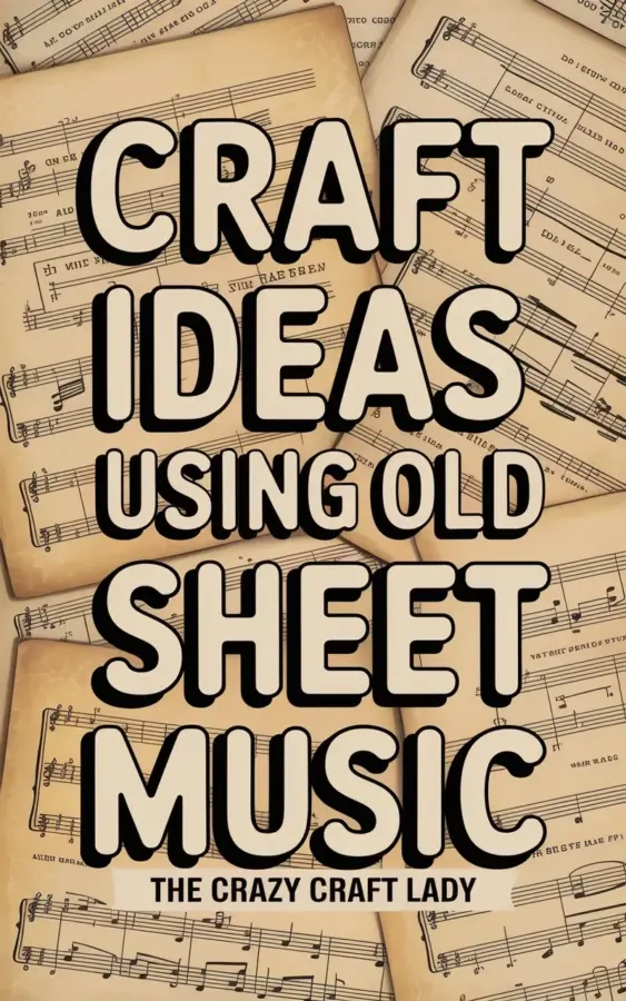 Avoid This Mistake When Using Old Sheet Music for Craft Ideas