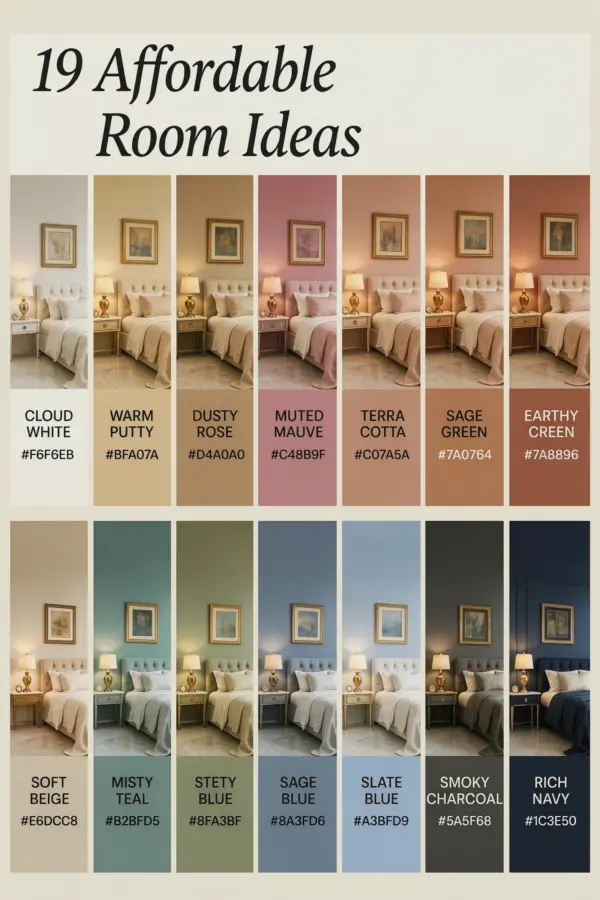 Color Ideas for Bedroom: 19 Easy Palettes for a Budget Refresh